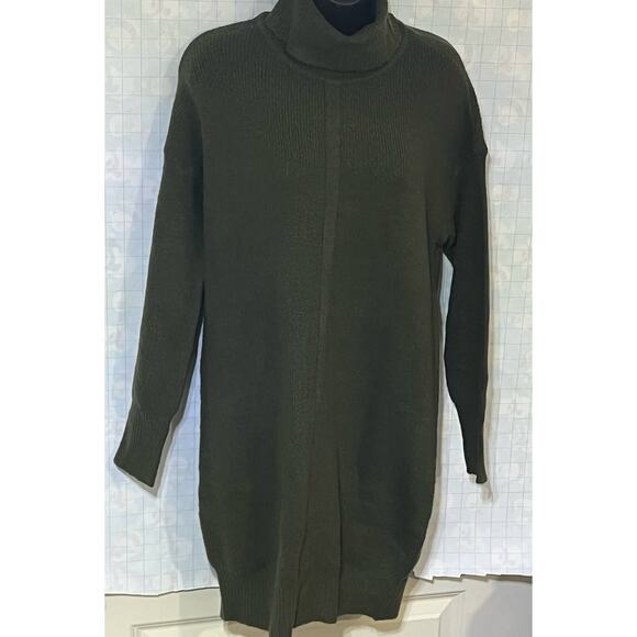 RD Style women Seamed mini Turtleneck Sweater Dress size S/P - Picture 5 of 5